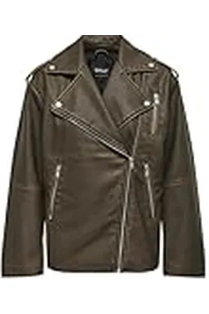 ONLY Onlmontana CC Otw Faux Leather Biker Chaqueta de Motorista, , S para Mujer
