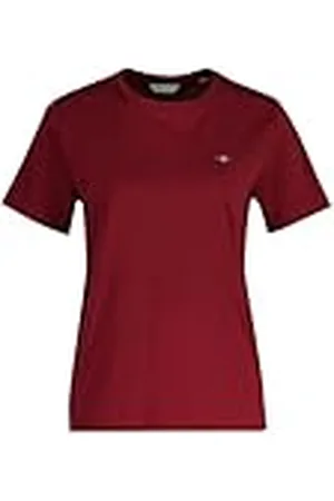 GANT Reg Shield SS Camiseta, , M Mujeres
