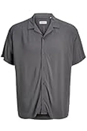 JACK & JONES Jjejeff Solid Resort Camiseta S/S Sn Camisa de Manga Corta, Castlerock, XS Hombres