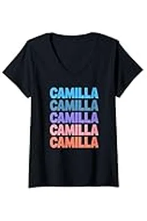 Camilla Mujer Camiseta Cuello V