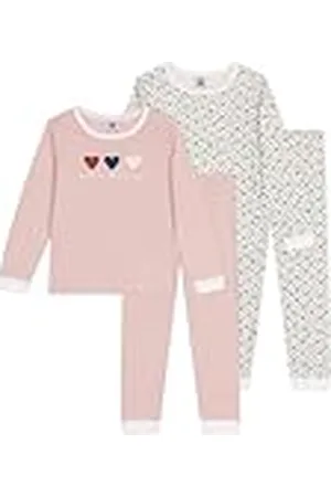 Petit Bateau A0D6Q Pijama Premama, , 8 ANS (Pack de 2) para Niñas
