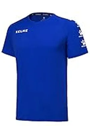kelme Lince Camiseta Fútbol, Niños, Royal/Blanco, L
