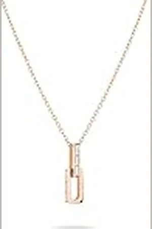 liebeskind Berlin - Collar de acero inoxidable con colgante (45 cm), 45 cm, Acero inoxidable, Circonia cúbica
