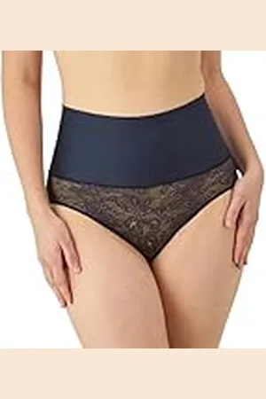 Maidenform Doma tu barriga de las mujeres calzoncillos de encaje con Cool Comfort DM0051, , XL