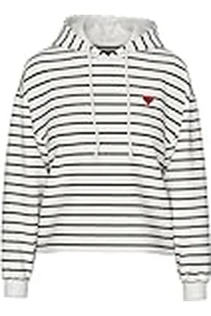 Pieces® Hoodie Pcchilli LS Sudadera con Capucha Stripes Emb Noos BC, , S para Mujer