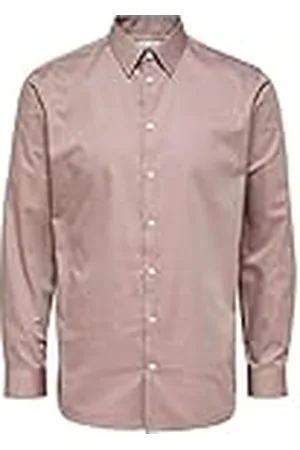 SELECTED Slhslimethan LS Classic B Noos-Camiseta Camisa, , S para Hombre