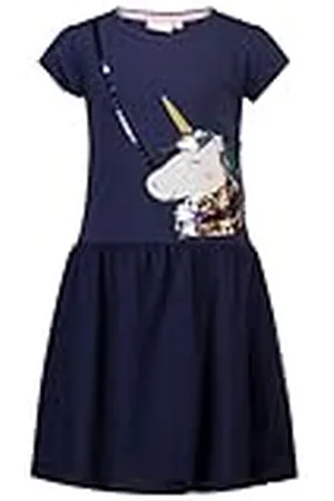 Salt & Pepper BY KIDS PARK Girls Jersey Dress Pocket Atuendo de Jugador, , 140 para Niñas