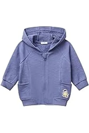 Benetton Giacca C/CAPP M/L 3z4ja501k Sudadera con Capucha, , 12 Meses para Bebés
