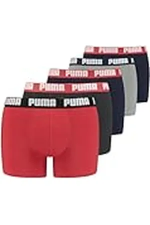 PUMA Boxer Hombre, Azul/Rojo/Black, M