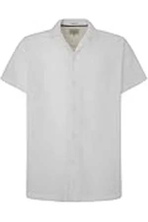 Pepe Jeans Pamber Camisa para Hombre, Blanco (Blanco), M