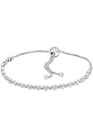 PANDORA Pulsera 599377C02-2 rosa y transparente