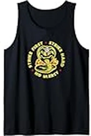 Cobra Kai Golpea el primer logo de cobra Camiseta sin Mangas