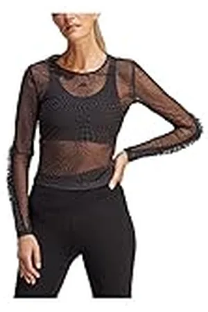 adidas YGA ST AOP LS T-Shirt, , Medium para Mujer