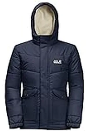 Jack Wolfskin Chaqueta unisex para niños Snow Fox, azul oscuro, 92