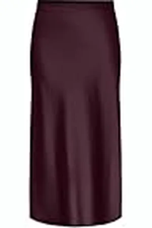 Y.A.S Pella HW Midi Skirt S. Noos Falda, Winetasting, XXL Mujeres