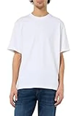 Benetton Camiseta 3mi6u109k, Color Blanco, M Hombres