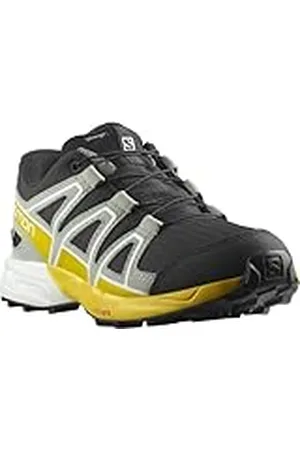 Salomon Speedcross Clima Waterproof Zapatillas de Exterior para Niños, Ajuste preciso, Agarre, Comodidad y practicidad, Black, 32