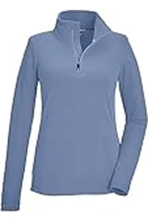 Killtec Camisa de Forro Polar para Mujer con Cuello Alto y Cremallera