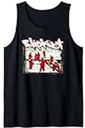 Slipknot Monos Rojos Logo de la Banda Música Volver Camiseta sin Mangas