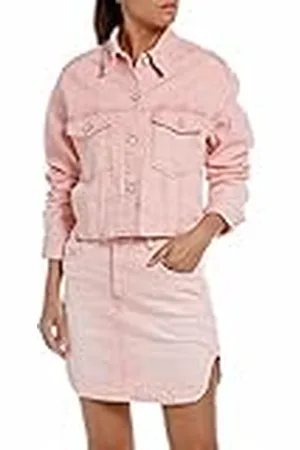 Replay W7794 Chaqueta Vaquera, 166 Azul Denim, M para Mujer