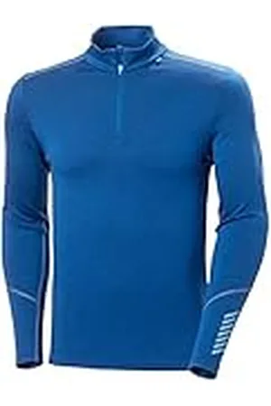 Helly Hansen Lifa Merino Midweight 1/2 Zip, Camisa Hombre, (Blue), S