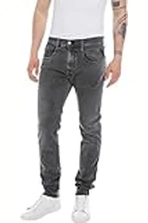 Replay Vaqueros Hyperflex de corte slim Anbass para hombre de confeccionados con material reciclado y elástico