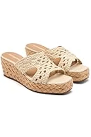 Gioseppo Sandalias Piel Trenzada Y CUÑA Yute Brimfield
