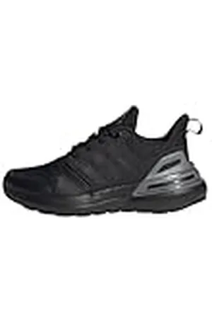adidas RapidaSport Bounce Lace Shoes, Zapatillas para Correr, Core Black/Core Black/Iron Metallic, 29 EU