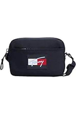 Tommy Hilfiger Bolso bandolera Infantil Unisex Script Flag con logotipo, Azul (Space Blue), Talla Única