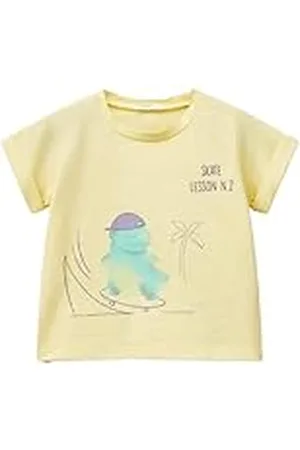 Benetton T-Shirt 3f93a1060 Camiseta, , 12 Meses Unisex bebé