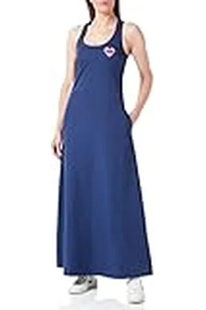 Moschino Vestido Largo con Tirantes Cruzados, , 42 para Mujer