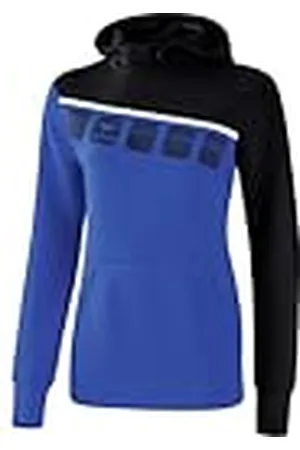 Erima 1071910 Sudadera, Mujer, New Royal/Negro/Blanco, 38