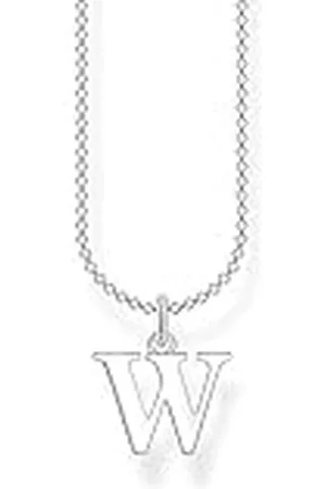 Thomas Sabo Collar con letra W en plata de ley 925 KE2032-001-21