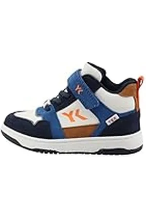Lurchi 95L0103015, Zapatillas, Navy-Cobalt-White, 27 EU Ancho