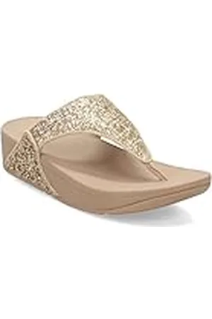FitFlop Lulu Glitter Toe-Thongs, Sandalia Mujer, , 37 EU