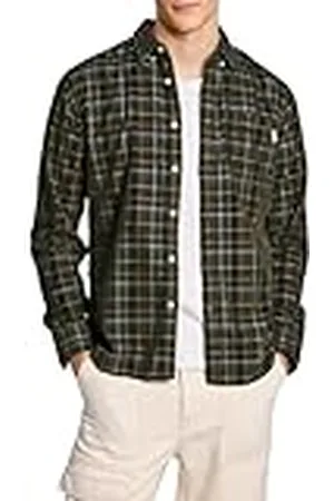 Pepe Jeans MAX Camisa, Verde (Verde Hoja), L para Hombre