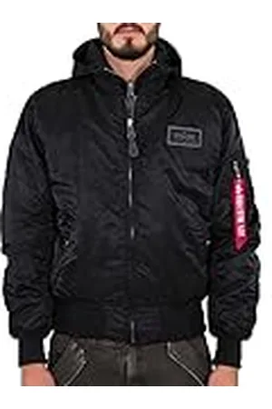 Alpha Industries MA-1 D-Tec Chaqueta, Negro (Black/Black-515), Medium (Tamaño del Fabricante: M) para Hombre