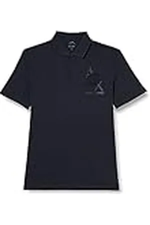 Armani Exchange Logotipo de Águila sostenible, Corte Regular Polo Camiseta, , XS para Hombre