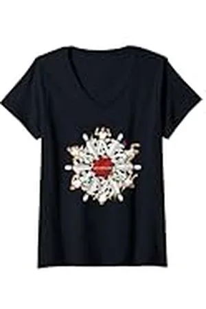 The Big Lebowski Mujer Dream Dance Mandala Camiseta Cuello V