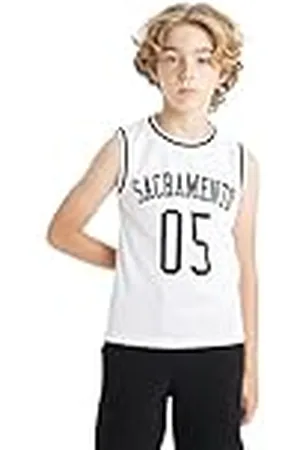DeFacto Kinder Jungen Tank Top-Stylisches Und Bequemes Ärmelloses Shirt Für Aktive Kids Blusas, , 11-12 años para Niños