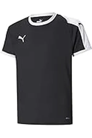 PUMA Liga Jersey Jr T-Shirt, Unisex niños, Black White, 152