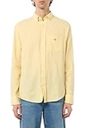 GANT Reg Cotton Linen Shirt Camisa, , XXXL Hombres