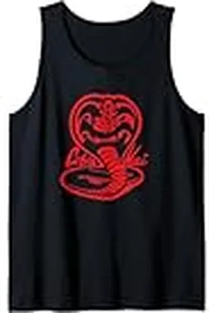 Cobra Kai Logotipo de cobra roja Camiseta sin Mangas