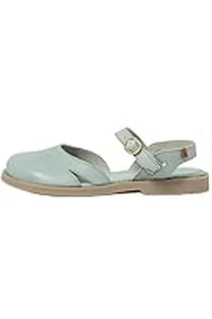El Naturalista N5874 Arenisca, Sandalias Planas Mujer, Blue, 37 EU Ancho