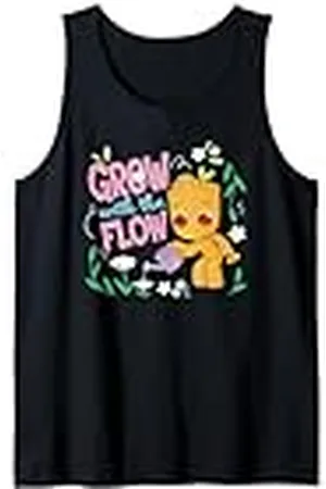 Marvel Spring Grow With The Flow Baby Groot Lovely Floral Camiseta sin Mangas