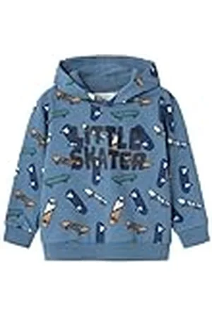 NAME IT NMMKUNO Sweat WH UNB, Sudadera con Capucha Niños,