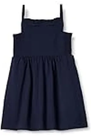 Amazon Vestido Midi de Algodón con Tirantes Niña, , 3 años