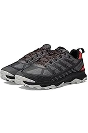 Merrell Speed Eco WP-Charcoal/Tangerine, Zapato para Caminar Hombre, 46 EU