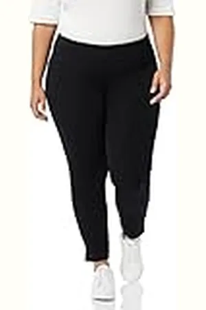 Amazon Pantalones tobillero con Cierre Lateral bielástico y Corte Entallado Mujer, , 38