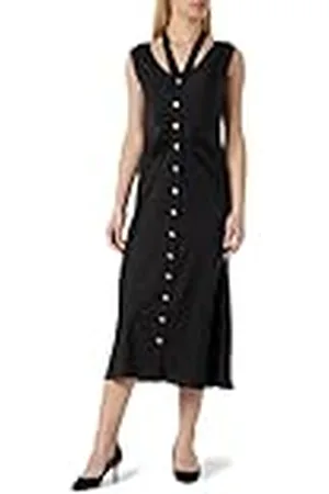 Pinko Acheloo Satin Mat Vestido de Fiesta Informal, , 36 para Mujer